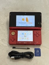 Nintendo 3DS Console Red Edition With Charger US SELLER Very Good Condition