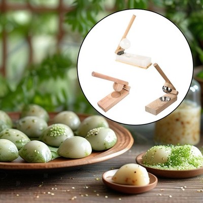 Holz Mochi Maker Qingming Skin Maker für Haushalt Party Camping