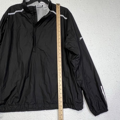 Slazenger Men's 1/2 Zip Pullover Jacket Vented Lightweight Black Size Large - Picture 3 of 13