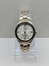 Bulova 98L166 Womens Two Tone Stainless Steel Quartz Dress Watch New Battery