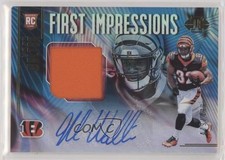2018 Panini Illusions First Impressions Memorabilia 479/499 Mark Walton Auto rw8