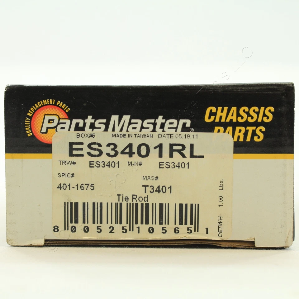 Parts Master Chassis Parts Tie Rod ES3401RL For 96-00 Grand Caravan Voyager - Image 4 of 4