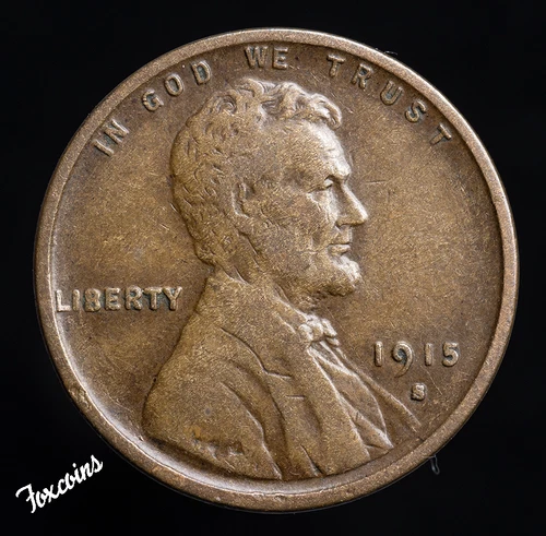 🇺🇸  1915-S Lincoln Wheat Cent Penny EF-AU Details.  Actual Coin Pictured