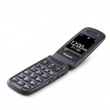 Panasonic KX-TU446 Negro Teléfono Móvil Ancianos Botón Sos Y Altavoz
