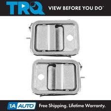 TRQ Outside Exterior Door Handle Chrome Pair LH RH for Freightliner FLD 112 120