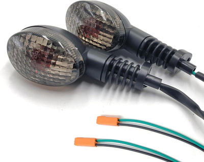 2Pcs Motorcycle Turn Signals Indicator Light Compatible with KAWASAKI EX250R Nin