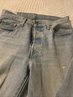 Levi's Big E 501 Blue Selvedge Cotton Denim Jeans — photo 4