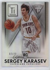 2013-14 Panini Titanium Ti 22 7/22 Sergey Karasev #118 8cl