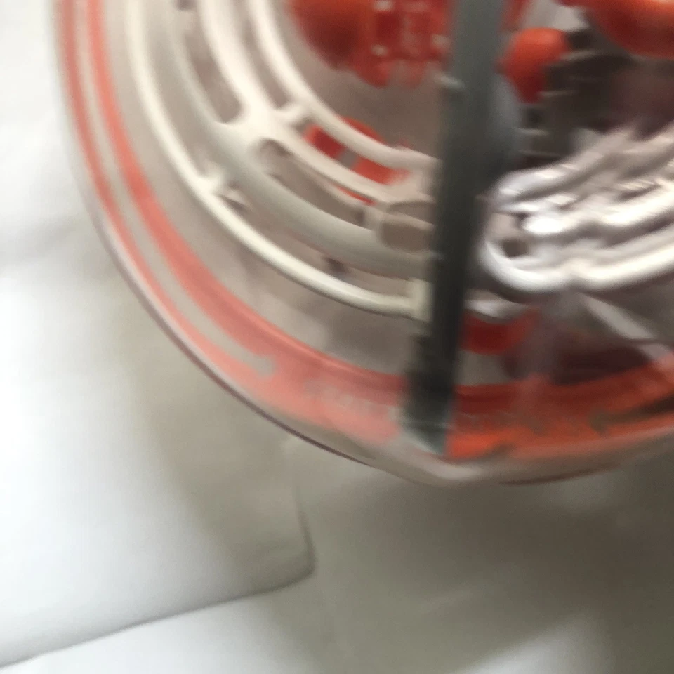 Perplexus Warp Maze Puzzle Orange Roller Ball Brain Teaser Challenge Game - Image 3 of 4