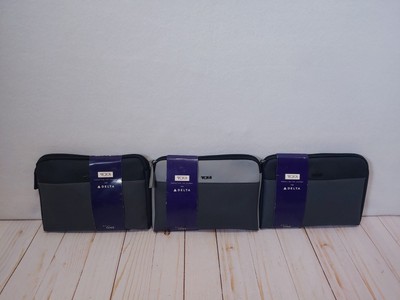 Delta One TUMI Zippered Amenity Kit Unopened Lot of 3 New 2019