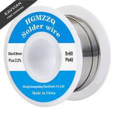 HGMZZQ 60/40 Tin Lead Solder Wire with Rosin core for Electrical 0.8mm-50g