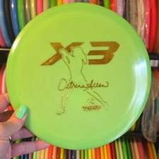 Prodigy X3 Catrina Allen Signature Series 400G Plastic Disc Golf Disc Green 168g