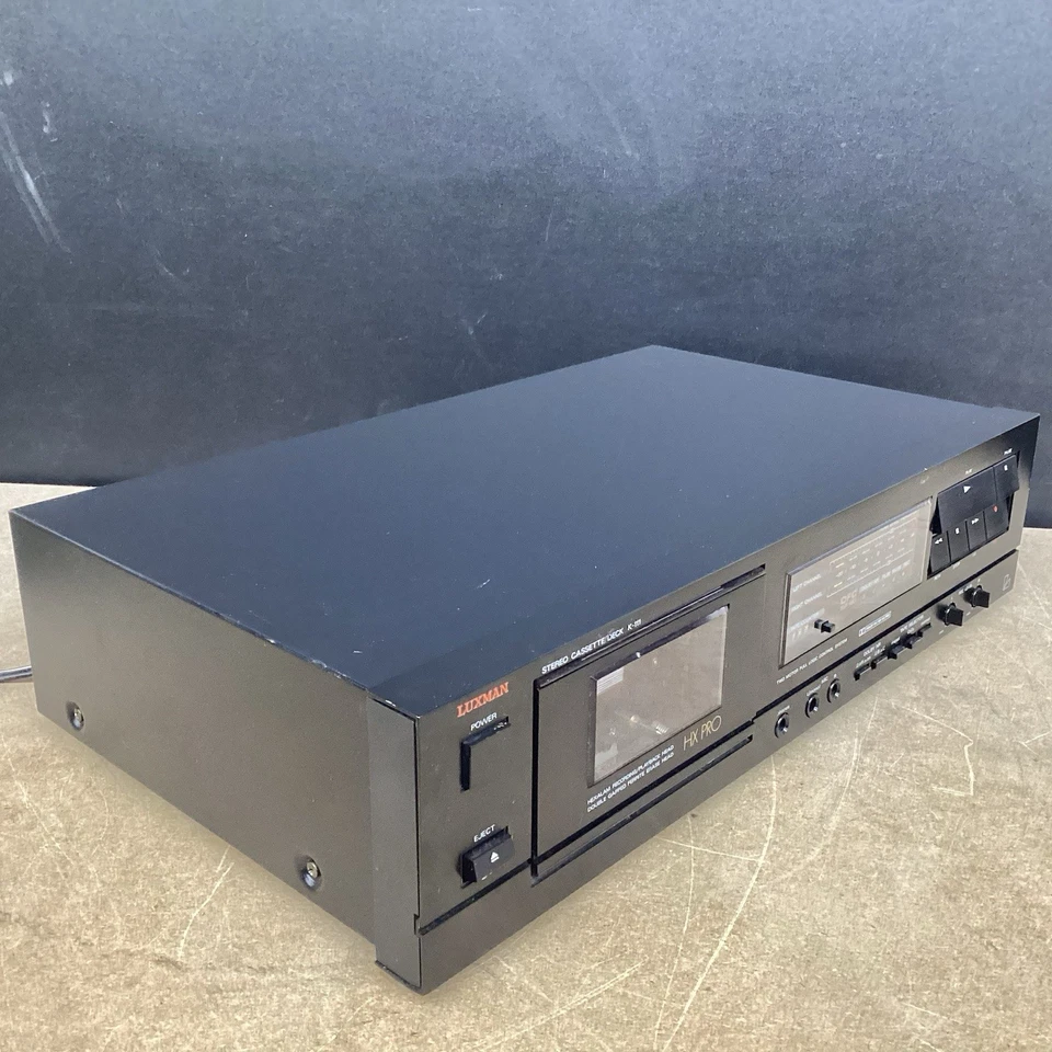 Cassette estéreo Luxman vintage K-111 probado Foto 3 de 4