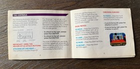 Double Dragon 2 II: The Revenge - NES Nintendo, Instruction Manual, Booklet Only