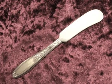 AMBASSADOR 1919 Flat Handle Butter Spreader 1847 Rogers Bros NO MONO NICE