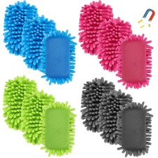 12 Pcs Dry Erase Shag Eraser - Microfiber Magnetic Whiteboard Eraser for Mark...