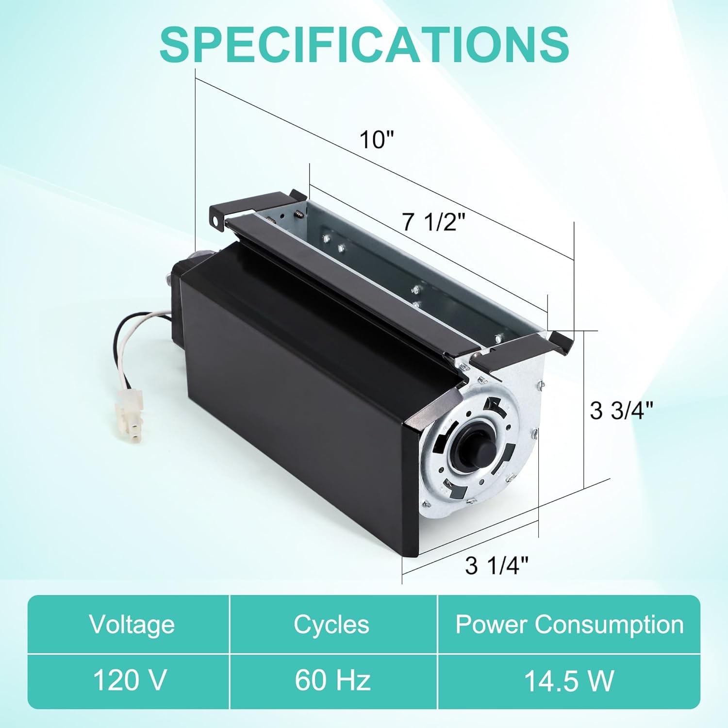 FIB100 Blower Fan Kit For Procom, Duluth Forge Vent-free Gas Fireplace,Dual Fuel