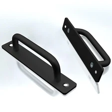 2PCS Barn Door Handle 5.9-Inch Aluminium Alloy Sliding Pull Gate Cabinet
