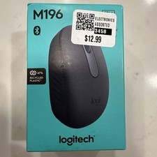 Logitech M196 Wireless Bluetooth Mouse PC Mac Laptop 12 Month Battery Life New