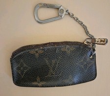 Authentic Louis Vuitton Vintage Monogram Key Pouch, Etu Pochette Cl s Vintage