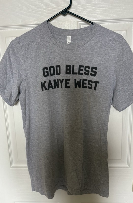 God Bless Kanye West T-Shirt Size Medium