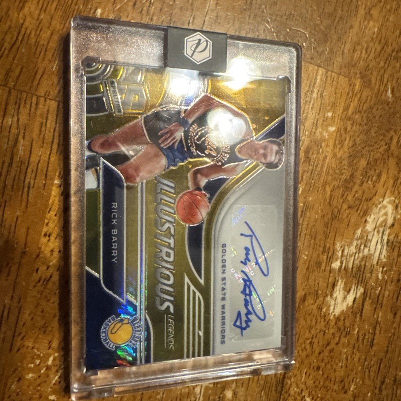 20-21 Panini Spectra Illustrious legends Rick Barry Auto 1/4#IL-RBA