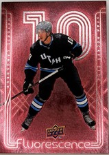 Maveric Lamoureux NHL Rookie Red Fluorescence 2024-25 Utah Hockey Club #F-4 RC