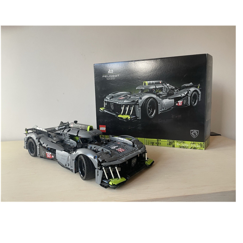 LEGO Technic Peugeot 9x8 24h Le Mans 42156 Complete Set Box 1775 Pieces