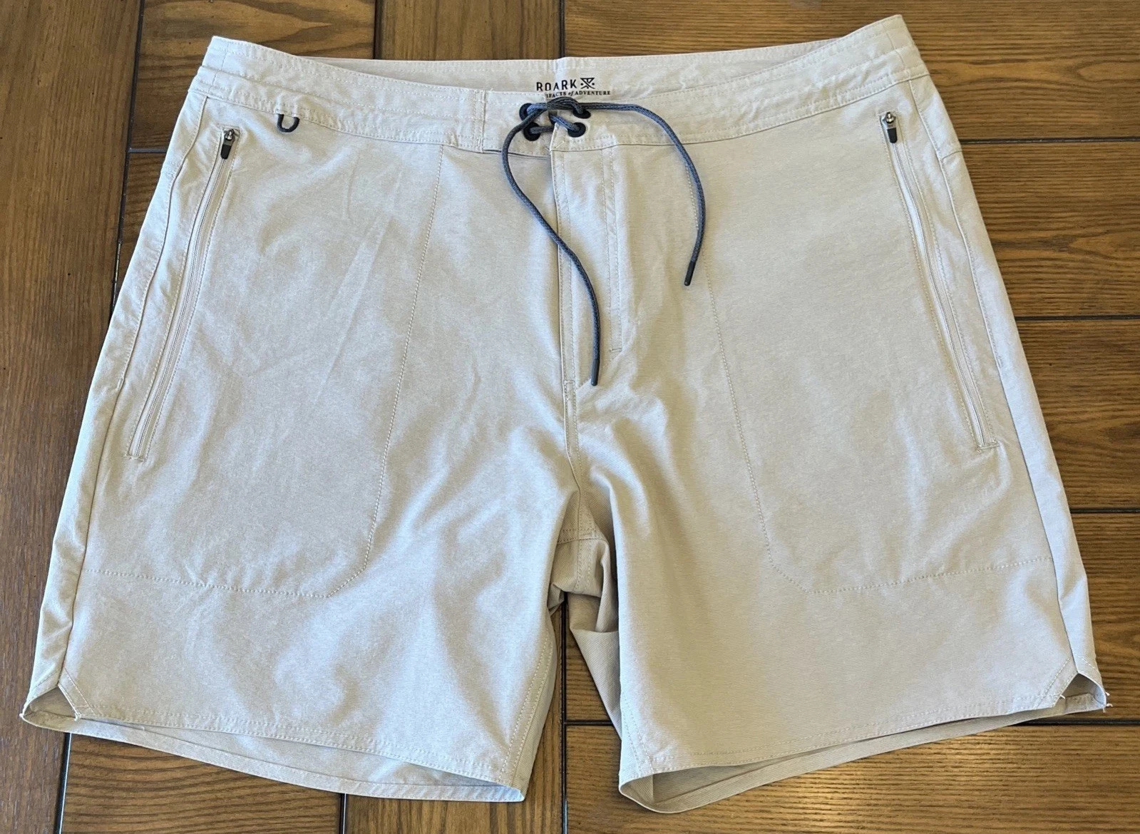Roark Layover Trail Shorts 3.0 Mens 38 Tan Stretch Hiking Outdoor RS310