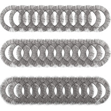 Maitys 30 Pieces Doll Eyelashes Strips 20Cm Length 10Mm/8Mm/5Mm Width Fake Eye