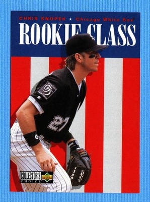 1996 Collector's Choice #18 Chris Snopek Rookie Class Chicago White Sox