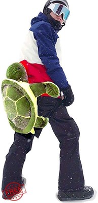 Turtle Ski Skating Snowboard Padding, Green Tortoise Cushion