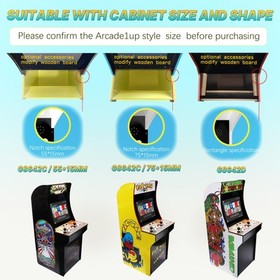 Switch Fighting Stick For Arcade1up Cabinet, Play Your Switch Arcade S