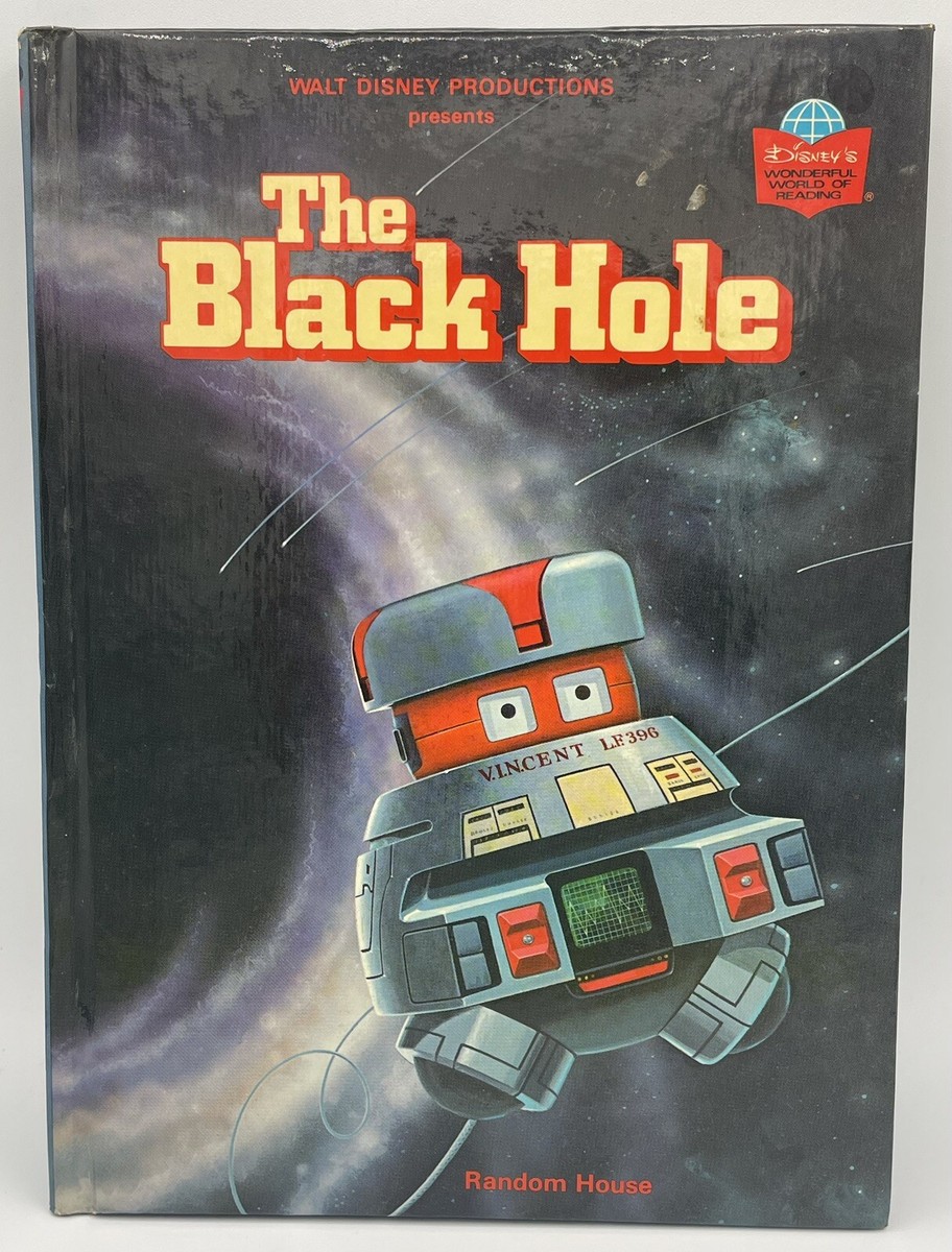 1979 The Black Hole Walt Disney Hardcover Robot Book