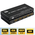 HDMI 2.1 Switch 4K 120Hz 5Port 8K HDMI Switch Splitter 144Hz Vision HDR Switcher