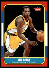 2007 Fleer Basketball Jeff Green    #86R-145 Seattle SuperSonics