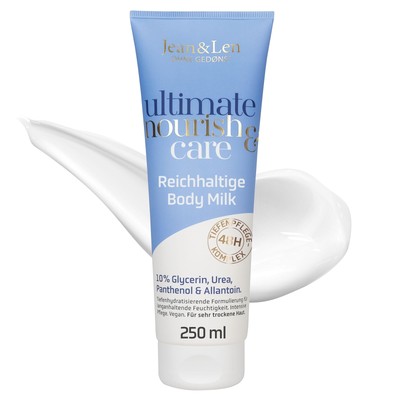 Ultimate Nourish & Care Body Milk für sehr trockene Haut spendet Feuchtigkeit hängende Haut...