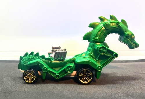 Hot Wheels Street Beast II Rodzilla 2007 - Voiture Dragon Violette, Jantes Or PR5, échelle 1/64