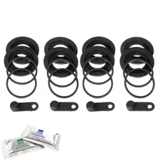 2x FRONT BRAKE CALIPER REPAIR KIT SEALS FITS: AUDI A6 14-18 BREMBO BCK4240CX2