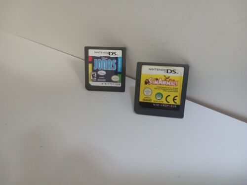 2 Juegos Simanimals & Jonas Nintendo DS Limpiado & Probado #E28 - 第 1/3 張圖片