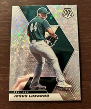 2021 Mosaic Baseball #86 Jesus Luzardo Quick Pitch PRIZM Disco