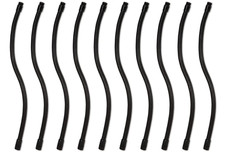 Ten Pack of Flexible Black Goosenecks for Microphones; 19" Length 10PK-GFW-MIC-