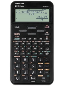 Sharp EL-W531 WriteView Calculatrice scientifique de l'école noire