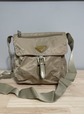 Pregio Women s Medium Nylon Crossbody Bag Tan