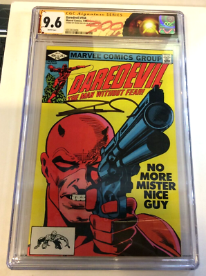 Daredevil #184 CGC 9.6 SS Frank Miller Signed Gun Cover ,PUNISHER
