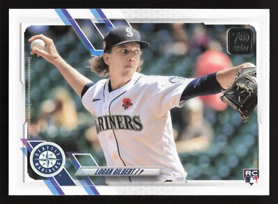 2021 Topps #US318 Logan Gilbert RC Rookie Card Seattle Mariners QTY