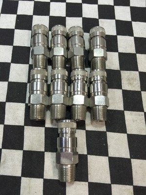 Lot Of 9, Swagelok Quick Coupling 3/8'' NPT, Pat'D-316, Shipsameday  #1623Z3