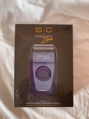 NEW Stylecraft Absolute Zero Professional Finishing Shaver W Retractable Trimmer