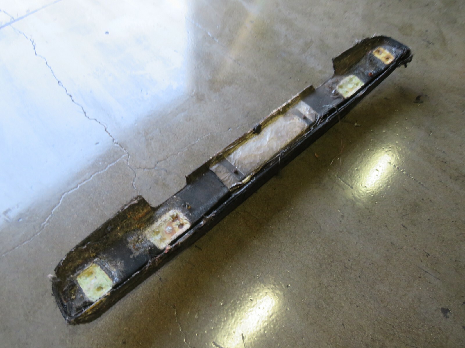 Ferrari Testarossa, Rear Bumper, Burn Damage, Used, P/N  61532200