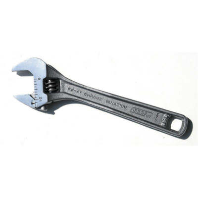 Irega 924 Ergonomic Adjustable Wrench, Triple-Chrome Finish 4 Inch